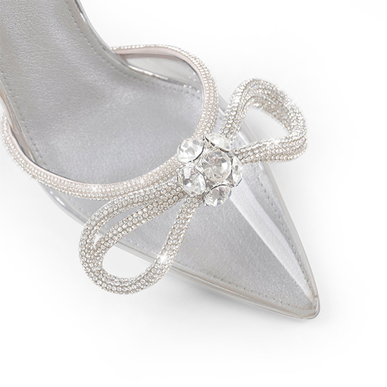 Sandali con tacco alto a punta con fiocco in cristallo di vendita calda 2022 (9)